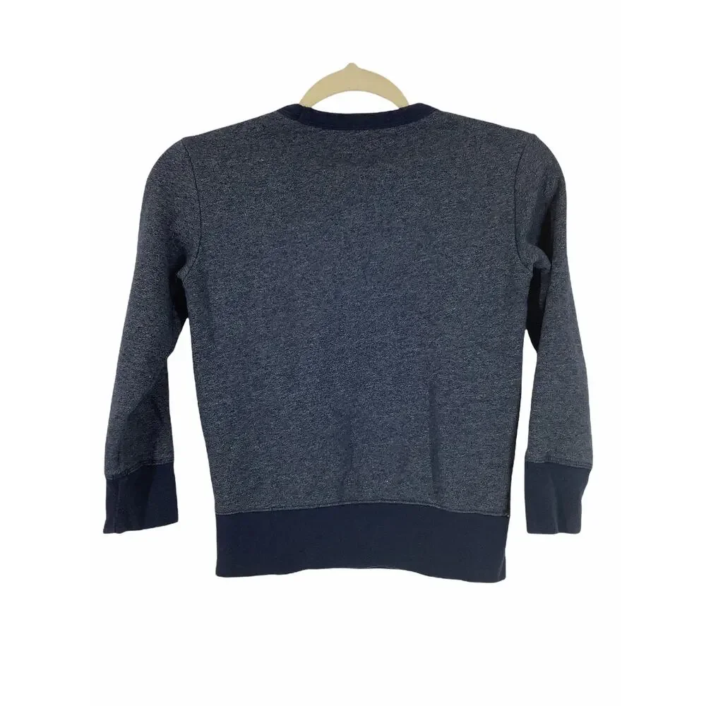 Old Navy Athletic Works Heathered Blue Pullover Sweatshirt Kids Youth Medium
